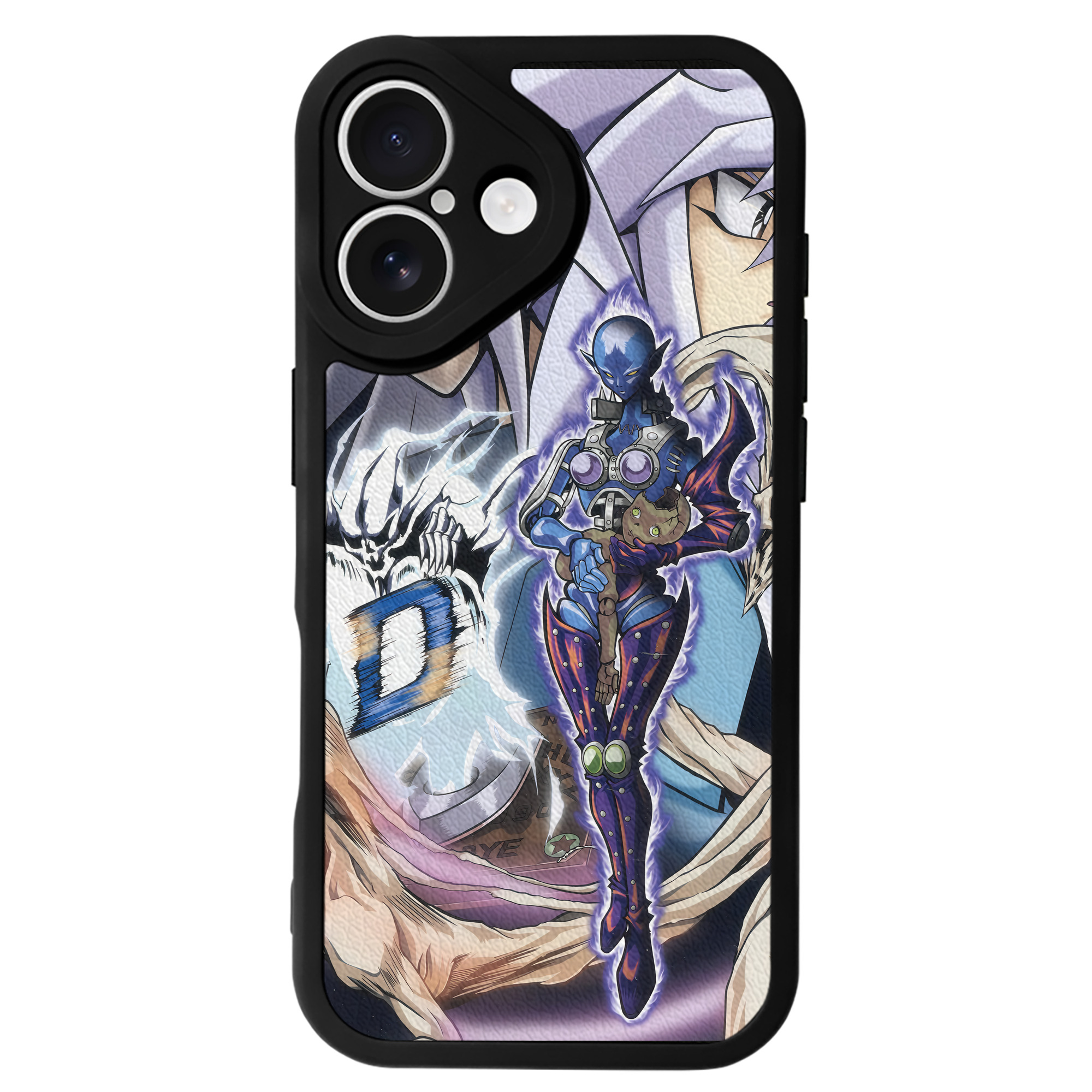 （画像用） 遊☆戯☆王 Yu-Gi-Oh! 【iPhone 16シリーズ対応】シリコンスマホケース（レザー調） 材質：シリコン